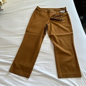 Old navy baked bronze size 14 high rise straight leg ankle length pixie pants